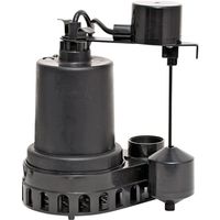 Vertical Plastic Sump Pump 1/2 HP
