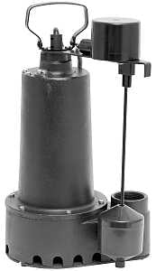 Superior Pump 7.6 A, 120 V, 0.5 hp, 1-1/2" Outlet, 25 ft Max Head, 70 GPM, Iron (Model 92511)