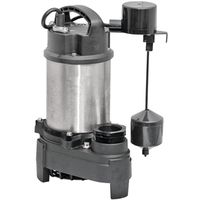 SUMP P PUMP 1/2 HP SS/CAS