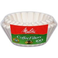 Melitta 62993 White Paper Basket Coffee Filter for 8-12 Cup Brewers