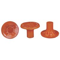 Mutual Industries Orange Polymer Rebar Cap for #4 to #8 Rebar (Model 14640-4)