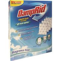 DampRid FG97FSSB Drop-In Tab Moisture Absorber Refill, 15.8 oz Tablet, Solid, Fresh Absorbing Refill