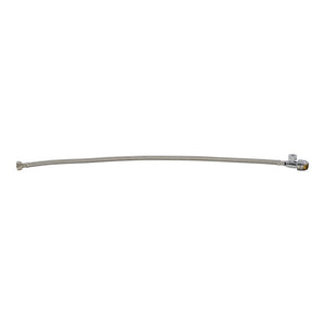 Sharkbite Ur24687 Braided Faucet Connector With Straight Stop Valve, 1/2 In Inlet, Push-Fit Inlet, 1/2 In Outlet, 30 In Length