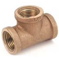 Anderson Metals Brass Pipe Tee, 3/4" FIPT, 200 PSI Pressure (738101-12)