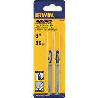 Irwin 3072336 Jig Saw Blade, 3" L, 36 TPI T-Shank Blade