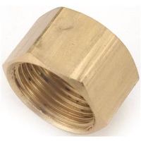 Anderson Metals 3/8" Brass Compression Tube Cap (730081-06)