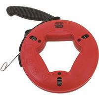 Gardner Bender UpperHand Series FTS-65R Fish Tape, 1/8 in, 65 ft L, Carbon Steel, Red Case