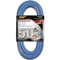PowerZone ORCW511730 Extension Cord, 14 AWG, 50 ft L, 125 V, 5-15P Plug, 5-15R Receptacle