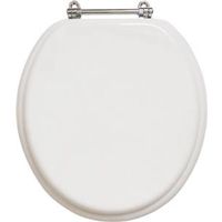 Standard 17-Inch White Toilet Seat