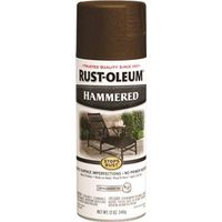 Rust-Oleum 210880 Hammered Spray Paint, Brown, 12 oz Can