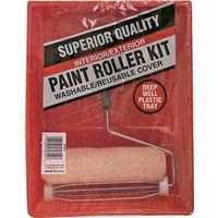 Linzer RS693 Roller and Tray Set, Regular Size, Plastic Basic 3PC Tray Set