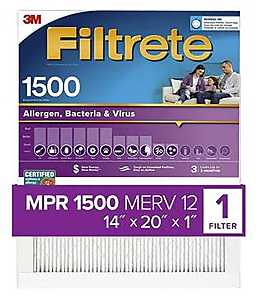 Air Filter 1500 MPR 14x20x1 Inch (38443)