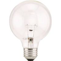 Sylvania 15871 Incandescent Lamp, Clear, 40W, G25, Medium Base, 300 Lumens, 4.44 in L