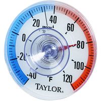 Taylor Thermometer, 1.25 x 3.5 x 3.5 in, -40 to 120°F (Model 5321N)