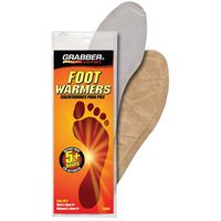 Grabber Warmers FWMLES Non-Toxic Foot Warmer, 95°F Average, 5 Hr Continuous Warmth, M/L Size