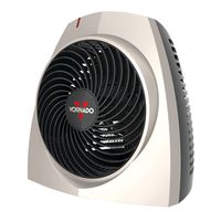 Vornado EH1-0092-69 Vortex Electric Heater, 1500W, 3 Heating Stages, Black/Champagne