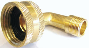 Anderson Metals 737469/57469-0612 Pipe Elbow, 3/8 X 3/4 In, Swivel, Brass