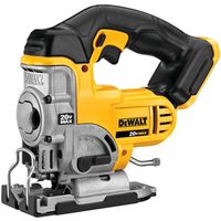 DEWALT DCS331B Jig Saw, Tool Only, 20V, 3Ah, 1 in L Stroke, 0 to 3000 SPM, Includes (2) Blades