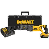 DEWALT DCS380P1 Reciprocating Saw Kit, 20V, 5Ah, 1-1/8 in Stroke, 0 to 3000 SPM