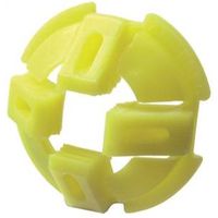Halex 27511 Cable Connector, 3/8 In, 3-31/32 In L, Nylon, Gray, Push-In 5PK