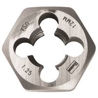 Irwin 9744 Metric Die, M12-1.75 Thread, Right Hand Thread, HCS 12mm x 1.75 Hex Die