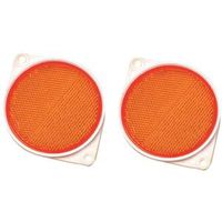 Hy-Ko Carded Amber Reflector, 9.63 in L Post (Model: CDRF-3A)