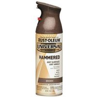 Rust-Oleum 245218 Hammered Spray Paint, Brown, 12 oz Can