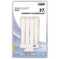 Feit Electric BPPL27F/65K Compact Fluorescent Bulb, 27W, GX10Q-4 Base, 1450 Lumens, 6500K Color Temp