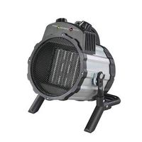 PowerZone Ceramic Utility Heater, 12.5 A, 120 V, 750/1500 W, 2 Heat Settings, Grey