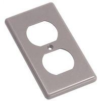 Carlon HB1DP Handy Box Cover, Gray, Rectangular, 1-Gang, Polycarbonate, 4-5/16 in L, 2-3/8 in W