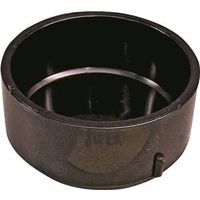 Canplas 4" ABS Pipe Cap, Hub, Black, Schedule 40 (103084SBC)