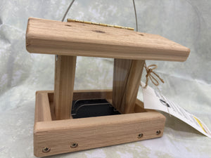 Mini Hopper Feeder Cedar