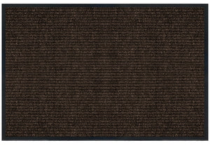 Multy Home Platinum MT1005379 Utility Floor Mat, 4 ft L, 3 ft W, Ribbed Pattern, Polypropylene Rug, Tan