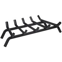 Simple Spaces 27" 5-Bar Fireplace Grate, Steel/Wrought Iron