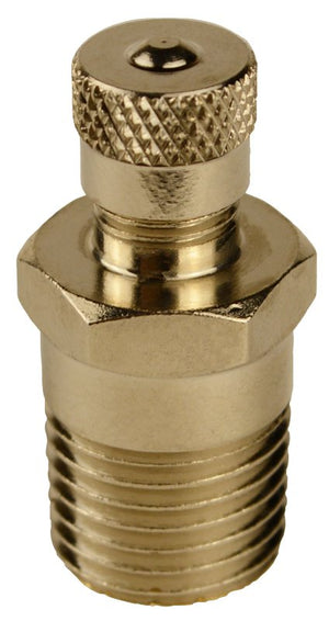 Water Source AV125-RM Air Valve, 1/8 in Connection, Steel Body, Chrome/Zinc