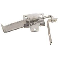 National Hardware 1265 Series N160-754 Jamb Latch, Steel, Zinc, 4" ZN Hook Jamb Latch