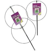 Luster Leaf 977 Single Round Peony Support, 24 In L, 14 In W, Steel, Vinyl Coated