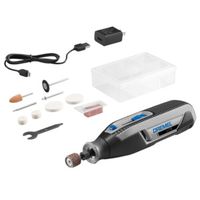 Dremel Lite 7760-N/10 Rotary Tool, Battery Included, 4V, 2Ah, 1/8 in Chuck, 8000 to 25,000 RPM