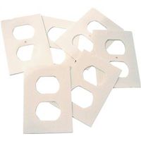 Frost King Plate Sealer, 4" L x 2.5" W, Plastic Foam, White