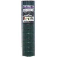 Jackson Wire Welded Garden Fence, 50 ft L, 48 in H, 2 x 3 in Mesh, 16 Gauge, Green, Galvanized