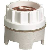 Eaton Wiring Devices 610-BOX Sign Receptacle, 250 VAC, 660 W, White Porcelain Housing