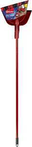 O-Cedar PowerCorner Angle Broom with Dust Pan, 12 in Sweep Face, 55 in L
