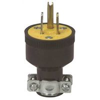 Eaton Wiring Devices 1709-BOX Electrical Plug, 2-Pole, 15 A, 125 V, NEMA 5-15, Black