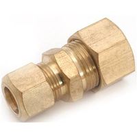 Anderson Metals 1/2" x 3/8" Compression Brass Tube Reducing Union