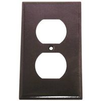 Eaton Wiring Devices 2132B-BOX Wall Plate, 4-1/2 in L, 2-3/4 in W, 1-Gang, Brown, High-Gloss