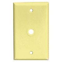 Eaton Wiring Devices 2128 2128V-BOX Wallplate, 4-1/2 in L, 2-3/4 in W, 1-Gang, Ivory, High-Gloss