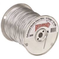 Red Brand 85610 Electric Fence Wire, 14 Ga, Steel Conductor, 1/4 Mile L