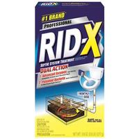 Rid-X Septic Tank Cleaner Powder, 9.8 oz Box, Tan, Fermentation