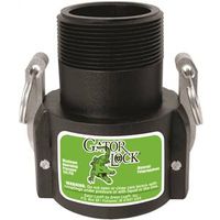 Green Leaf 150B/GLP150BNL Cam Lever Coupling, 1-1/2 in, Glass Filled Polypropylene Camlock Coupler