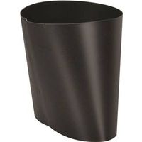 Imperial 8" x 8" Crimp Stove Pipe Boot, 24 Ga Thick Wall, Black Matte (BM0040)